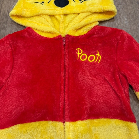 🌟DISNEY🌟 WINNIE THE POOH TODDLER DRESS UP COSTUME JUMPSUIT SZ 2T - Picture 4 of 7